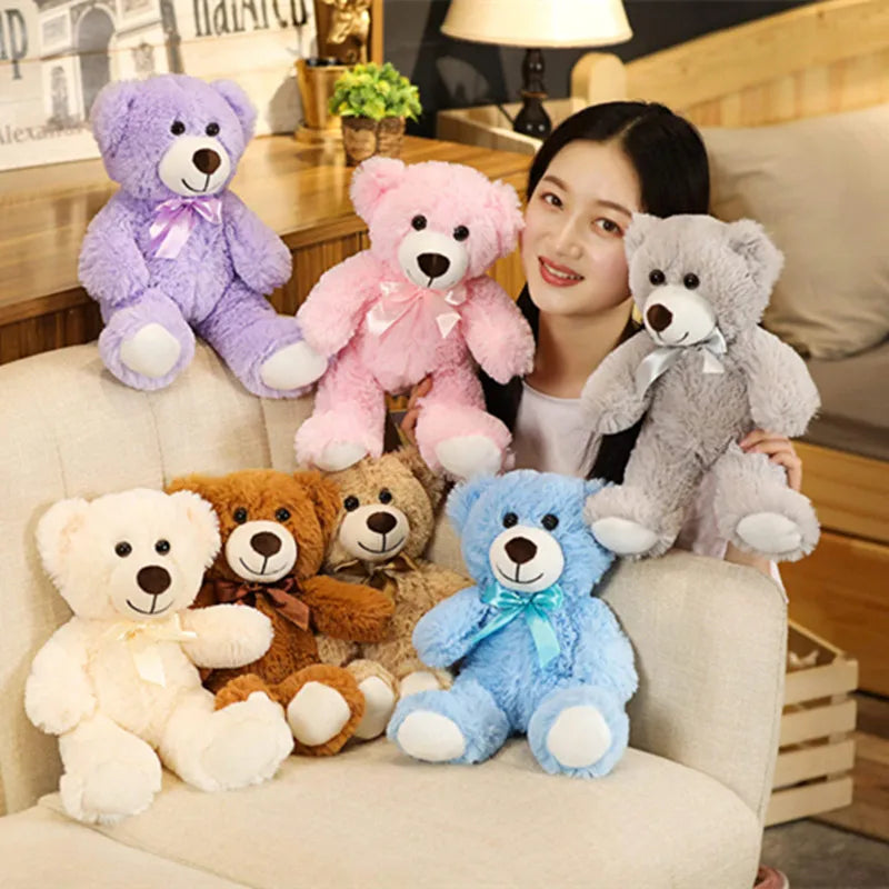 Golden Bow Teddy Bear – The Classic Gift Everyone Loves