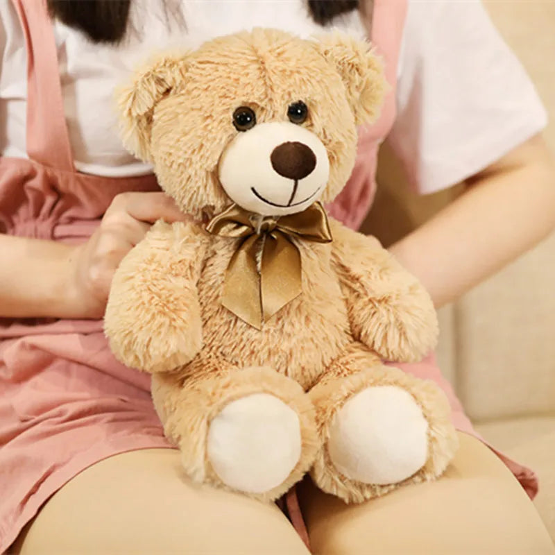 Golden Bow Teddy Bear – The Classic Gift Everyone Loves