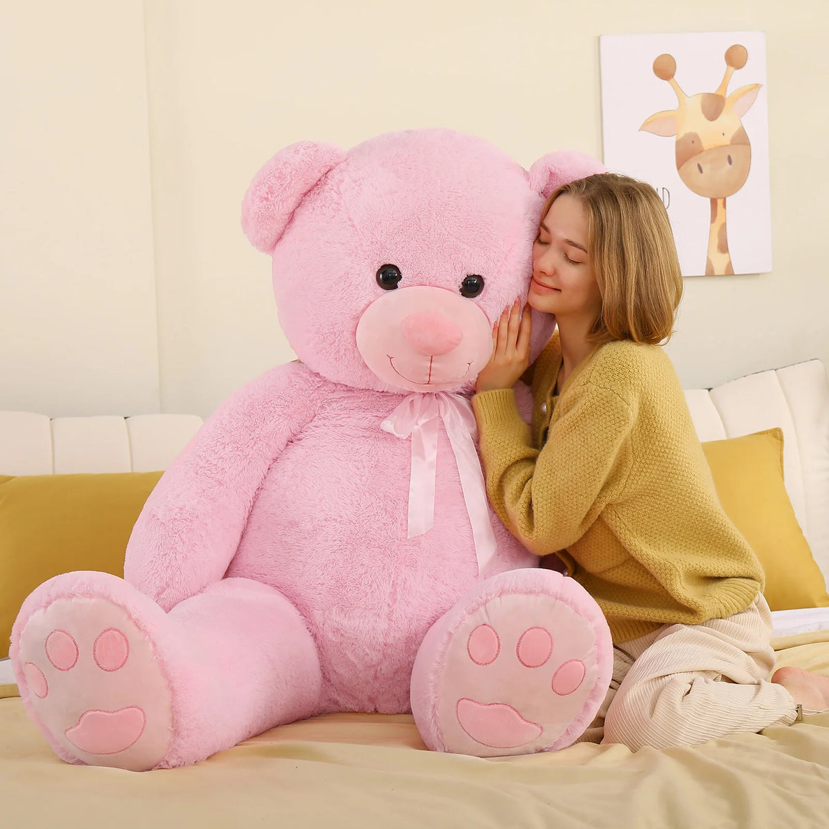 Giant Pink Teddy Bear – The Ultimate Heart-Melting Gift