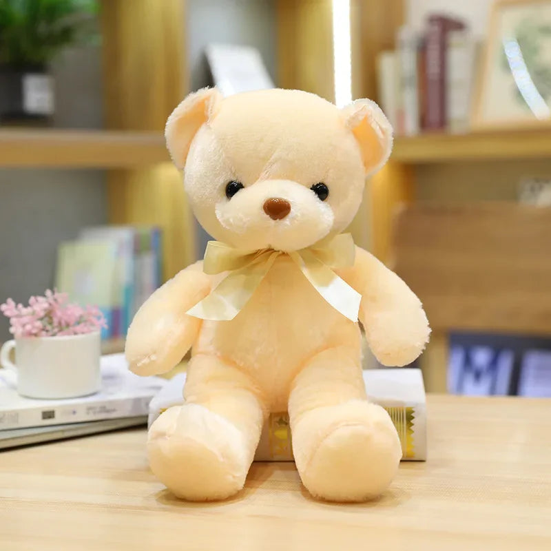 Classic Bow Teddy Bear – Soft & Adorable Gift Companion