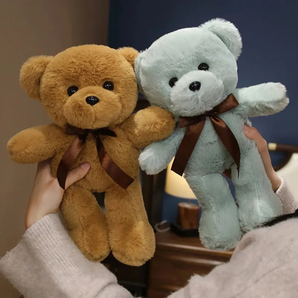Classic Bow Teddy Bear – Soft & Adorable Gift Companion